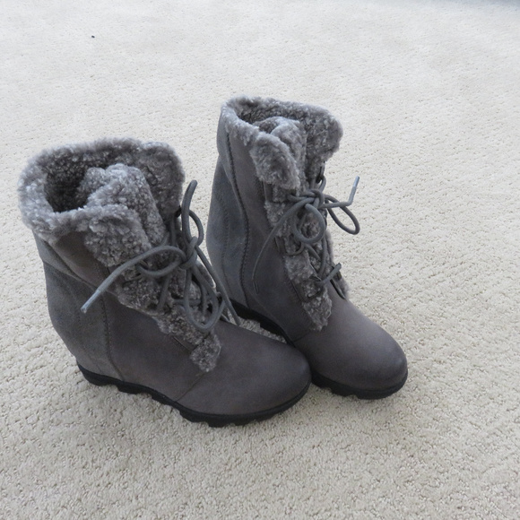 Sorel Joan of Arctic Boots Shearling 6 7 7.5 5 - Picture 2 of 5